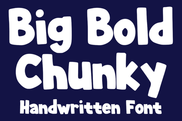 Big Bold Chunky: The Display Typeface for Viral Campaigns