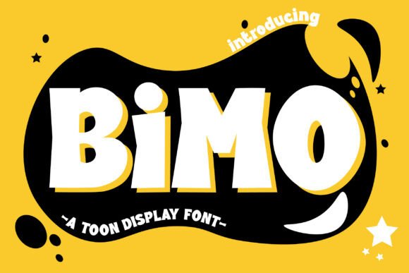 Bimo Toon: A Cartoon-Style Display Font for Playful Editorial Design