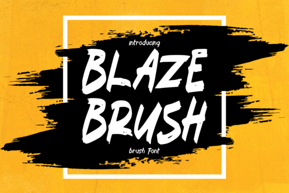 Blaze Brush Typeface Review for Editorial Design