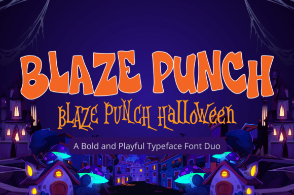 Blaze Punch Typeface Review: Bold Display Fonts for Playful Branding