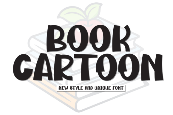 Book Cartoon Typeface for Playful Brand Identity