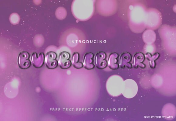 Bubbleberry: The Playful Display Font for Memorable Brand Identity