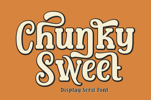 Chunky Sweet: The Retro Display Typeface for Bold Campaigns