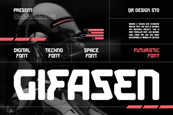 Gifasen Display Font for Bold Digital Campaigns