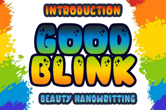 Good Blink Font Review: Bold, Bubbly Display Design