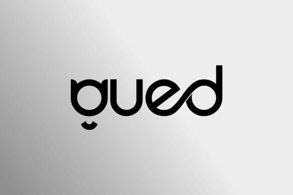 Gued: A Minimalist Display Font for Modern Branding