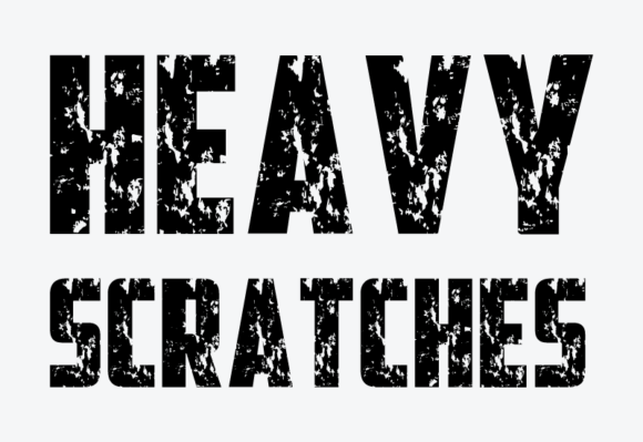 Heavy Scratches Typeface: Bold Grunge Font for Handmade Brands
