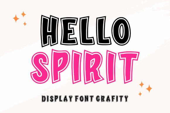 Hello Spirit: The Grunge Display Font for Scroll-Stopping Visuals