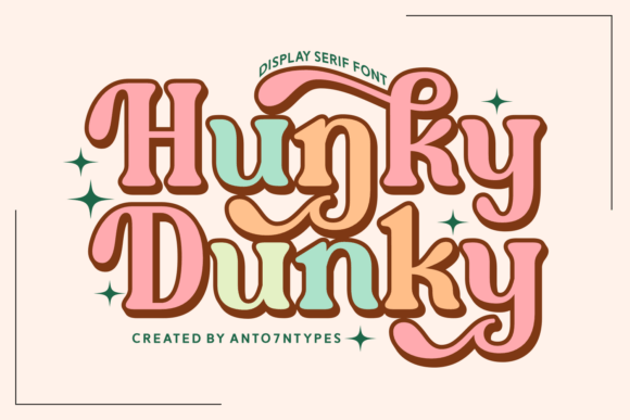 Hunky Dunky: The Bold Display Font for Memorable Branding