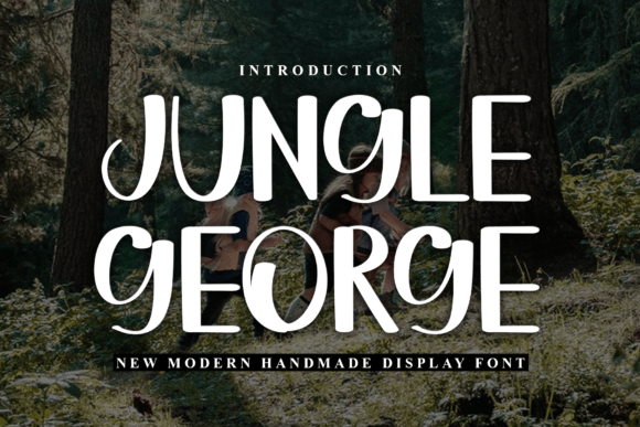 Jungle George: A Creative Display Font for Warm Branding