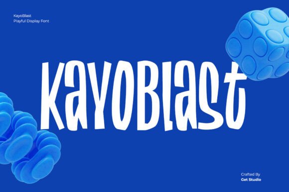 Kayoblast Display Font Review for High-Energy Campaigns