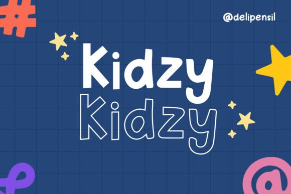 Kidzy: A Playful Handwriting Typeface for Digital Branding