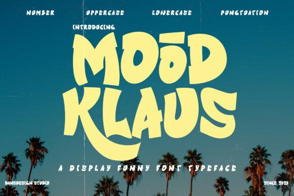 Mood Klaus: The Bold Display Font That Transforms Small Business Branding