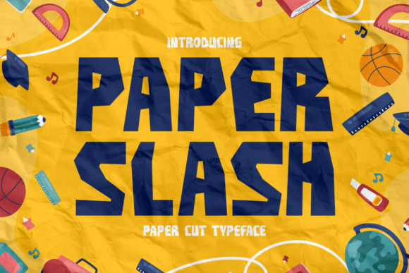 Paper Slash: The Bold Paper Cut Typeface for Distinctive Branding