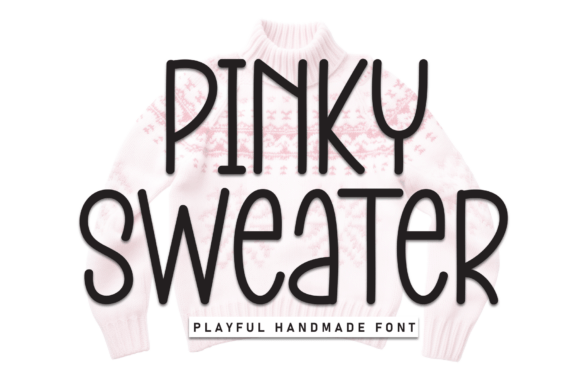 Pinky Sweater: The Sweet Handwritten Font for Boutique Branding