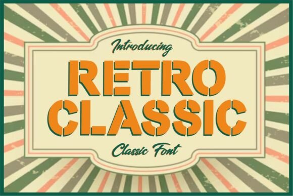 Retroclassic Regular: The Vintage Typeface for Scroll-Stopping Brand Content
