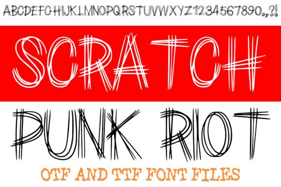 Scratch Punk Riot: The Ultimate Display Typeface for Bold Creators