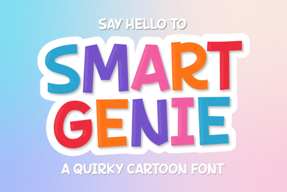 Smart Genie: A Quirky Display Font for Playful Digital Branding