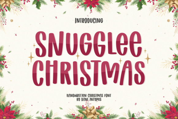 Snugglee Christmas: The Cozy Holiday Display Font
