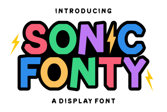 Sonic Fonty: The Playful Typeface for Memorable Small Business Branding