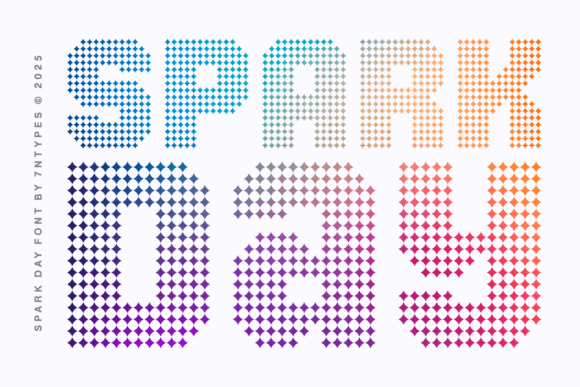 Spark Day Typeface: A Vibrant Display Font for Editorial Design