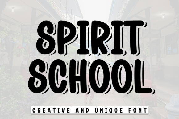 Spirit School: The Bold Display Font for Creative Makers