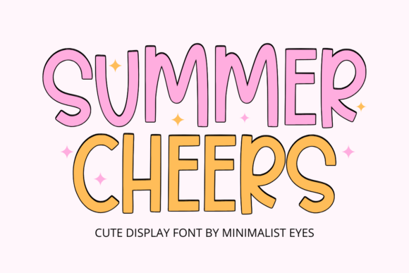 Summer Cheers Display Font Review for Campaign Design