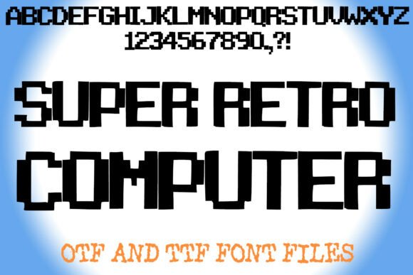 Super Retro Computer Typeface Review for Digital Campaigns