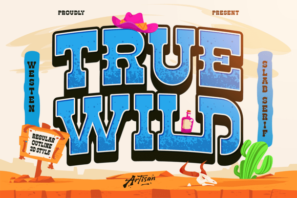Truewild: The Bold Typeface for Your Western Brand Identity