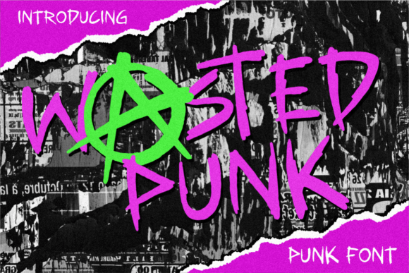 Wasted Punk Typeface: Bold Digital Typography for High-Impact Web Design