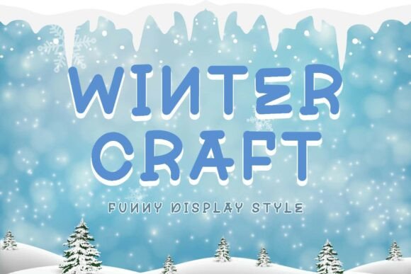 Winter Craft: A Bold Display Typeface for Seasonal Editorial Design